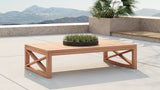 Anguilla Natural Teak Outdoor Coffee Table from Meridian - Luna Furniture