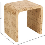 Cresthill Natural End Table from Meridian - Luna Furniture