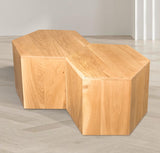 Eternal Natural Modular 2-Piece Coffee Table from Meridian - Luna Furniture