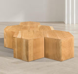 Eternal Natural Modular 5 Piece Coffee Table from Meridian - Luna Furniture