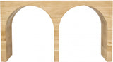 June Natural Console Table from Meridian - Luna Furniture