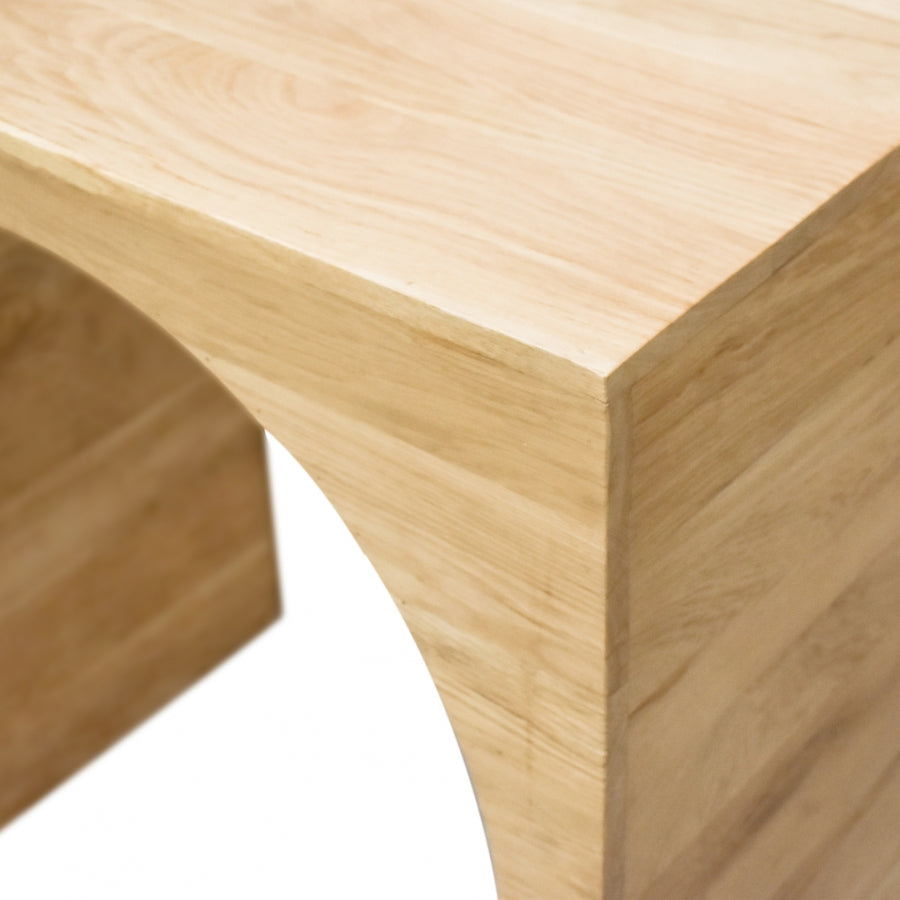 June Natural Console Table from Meridian - Luna Furniture