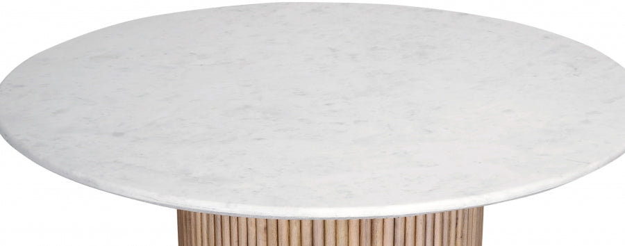 Oakhill Natural Marble Dining Table from Meridian - Luna Furniture