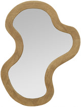 Natural Oblique Mirror from Meridian - Luna Furniture