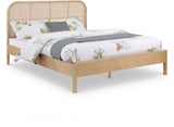 Siena Natural Ash Wood King Bed from Meridian - Luna Furniture