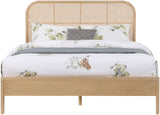 Siena Natural Ash Wood King Bed from Meridian - Luna Furniture