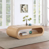 Natural Sono Coffee Table from Meridian - Luna Furniture