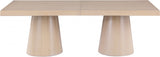 Tavolo Natural Oak Dining Table from Meridian - Luna Furniture