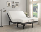 Negan Gray/Black California King Adjustable Bed Base from Coaster - Luna Furniture