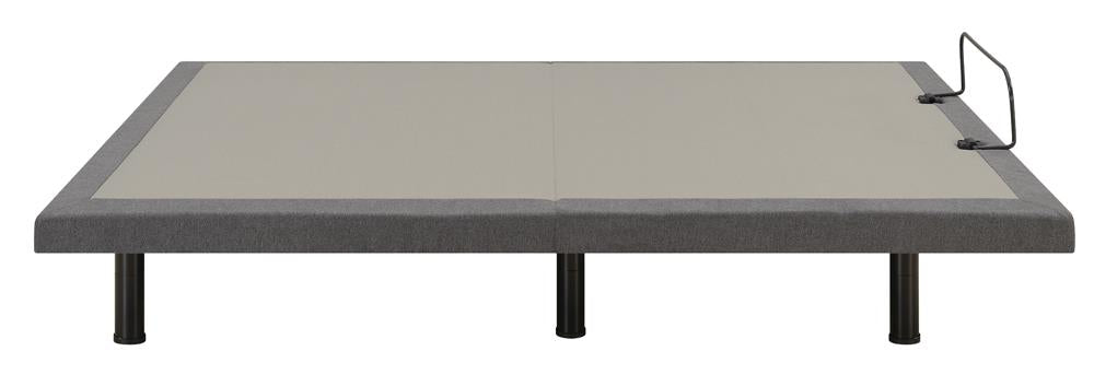 Negan Gray/Black Queen Adjustable Bed Base from Coaster - Luna Furniture