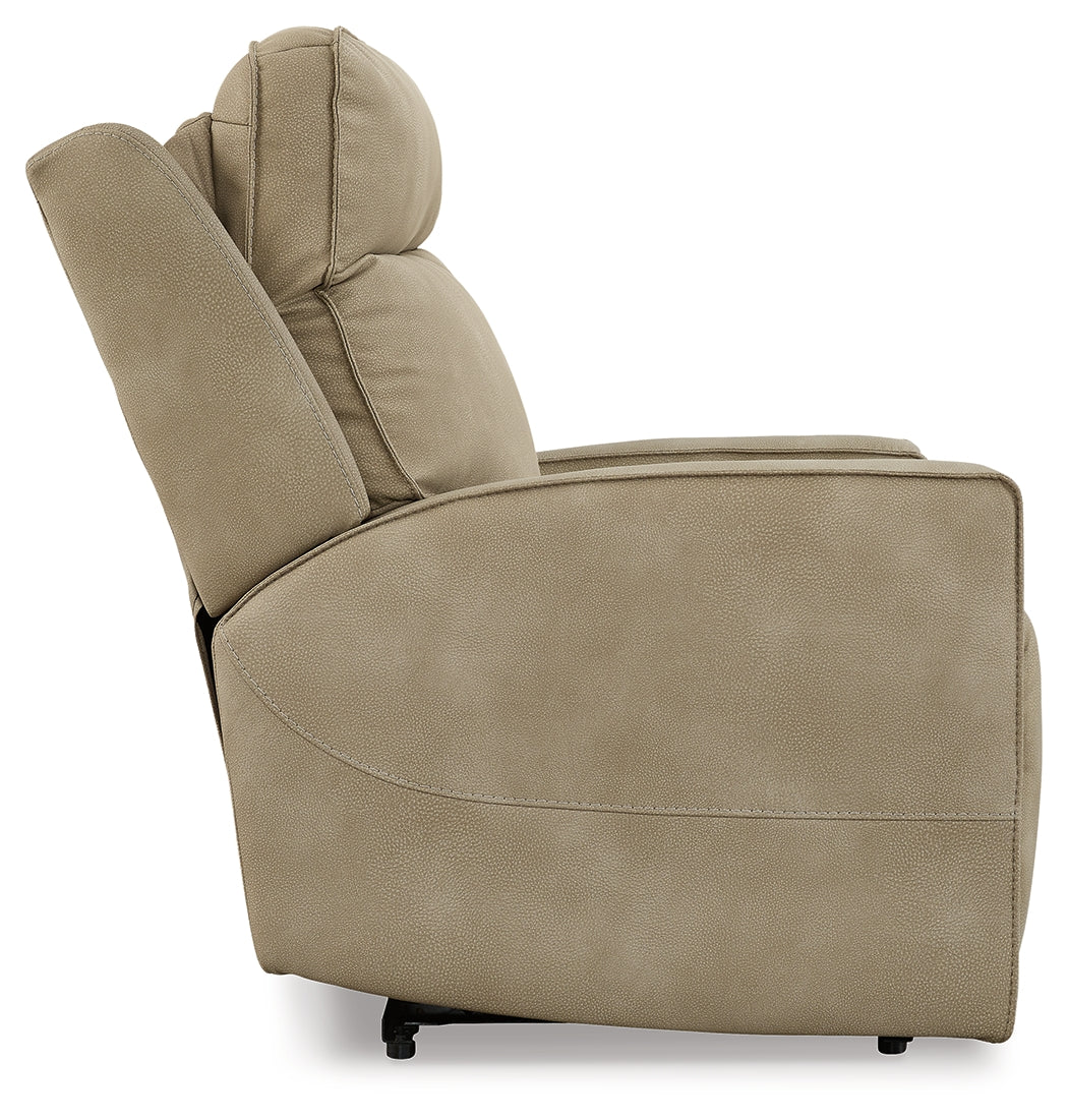 Next-Gen Durapella Sand Power Recliner from Ashley - Luna Furniture