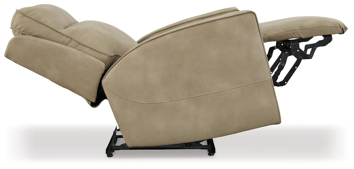 Next-Gen Durapella Sand Power Recliner from Ashley - Luna Furniture