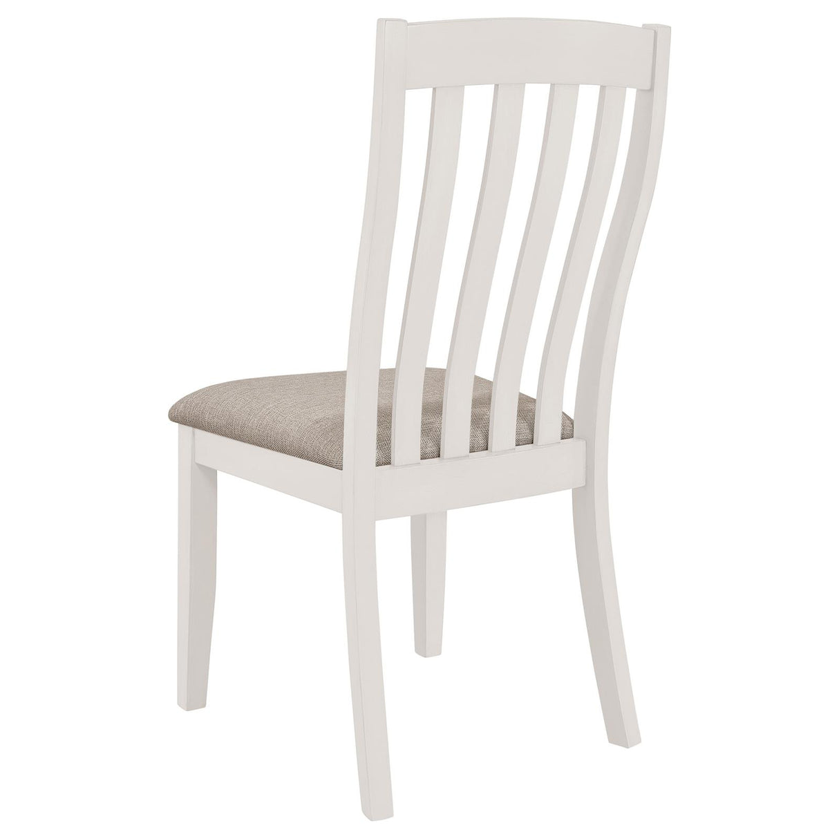 Nogales Vertical Slat Back Dining Side Chair Off White (Set of 2) from Coaster - Luna Furniture