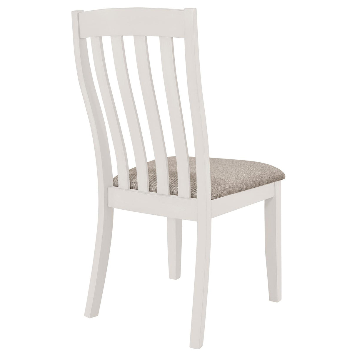 Nogales Vertical Slat Back Dining Side Chair Off White (Set of 2) from Coaster - Luna Furniture