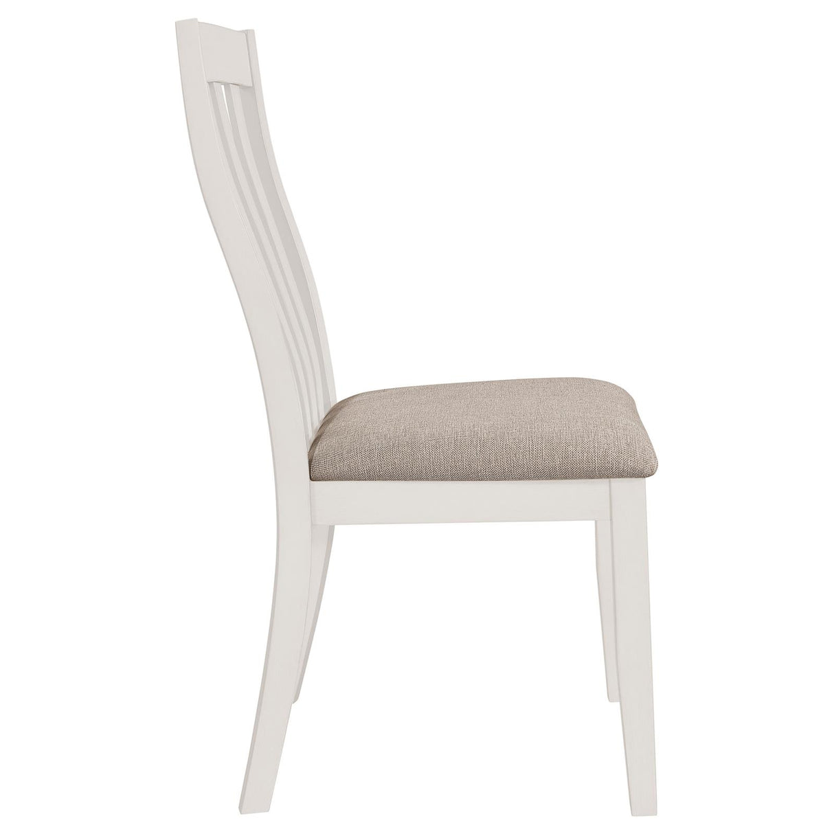 Nogales Vertical Slat Back Dining Side Chair Off White (Set of 2) from Coaster - Luna Furniture