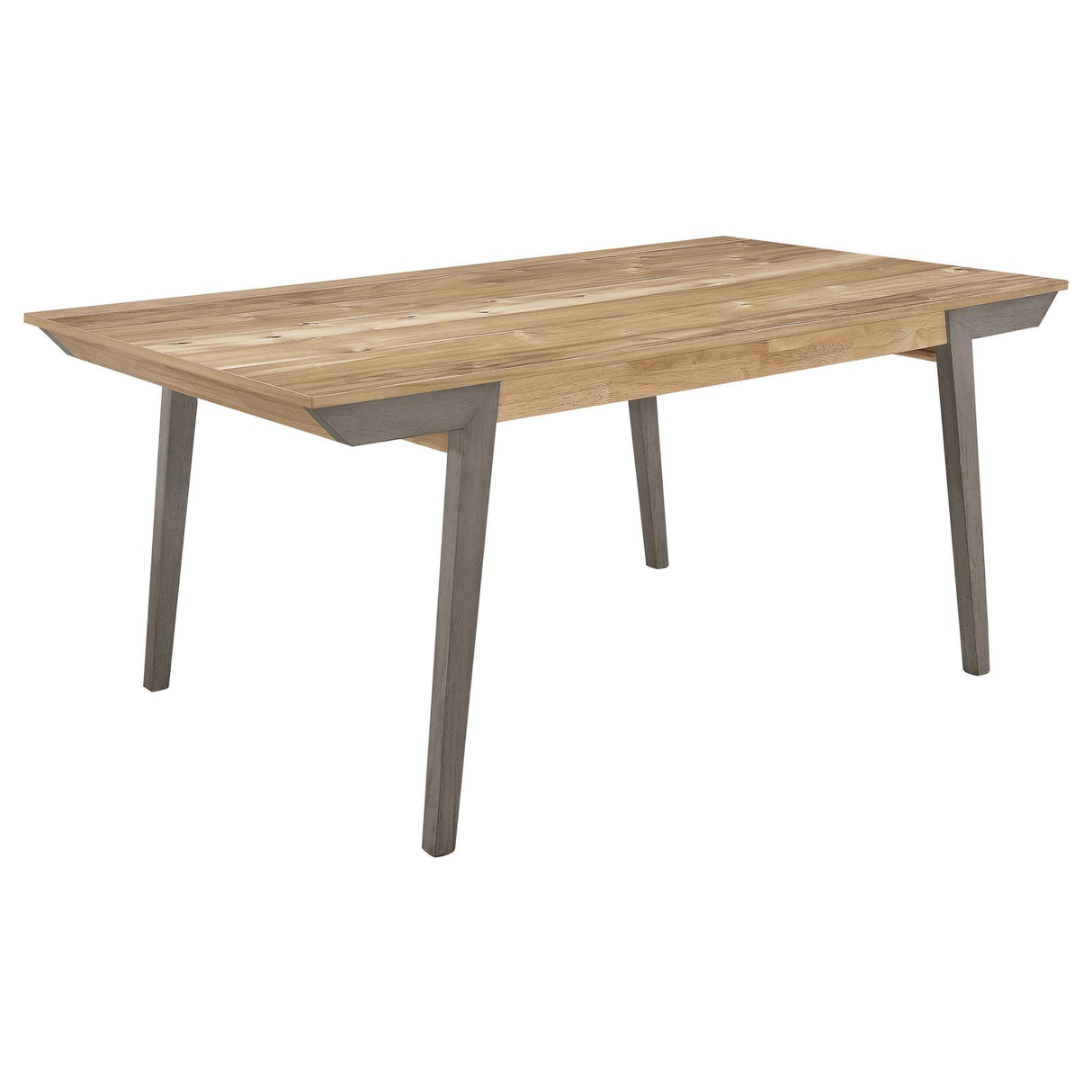 Nogales Acacia/Coastal Gray Wooden Dining Table from Coaster - Luna Furniture