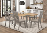 Nogales Acacia/Coastal Gray Wooden Dining Table from Coaster - Luna Furniture