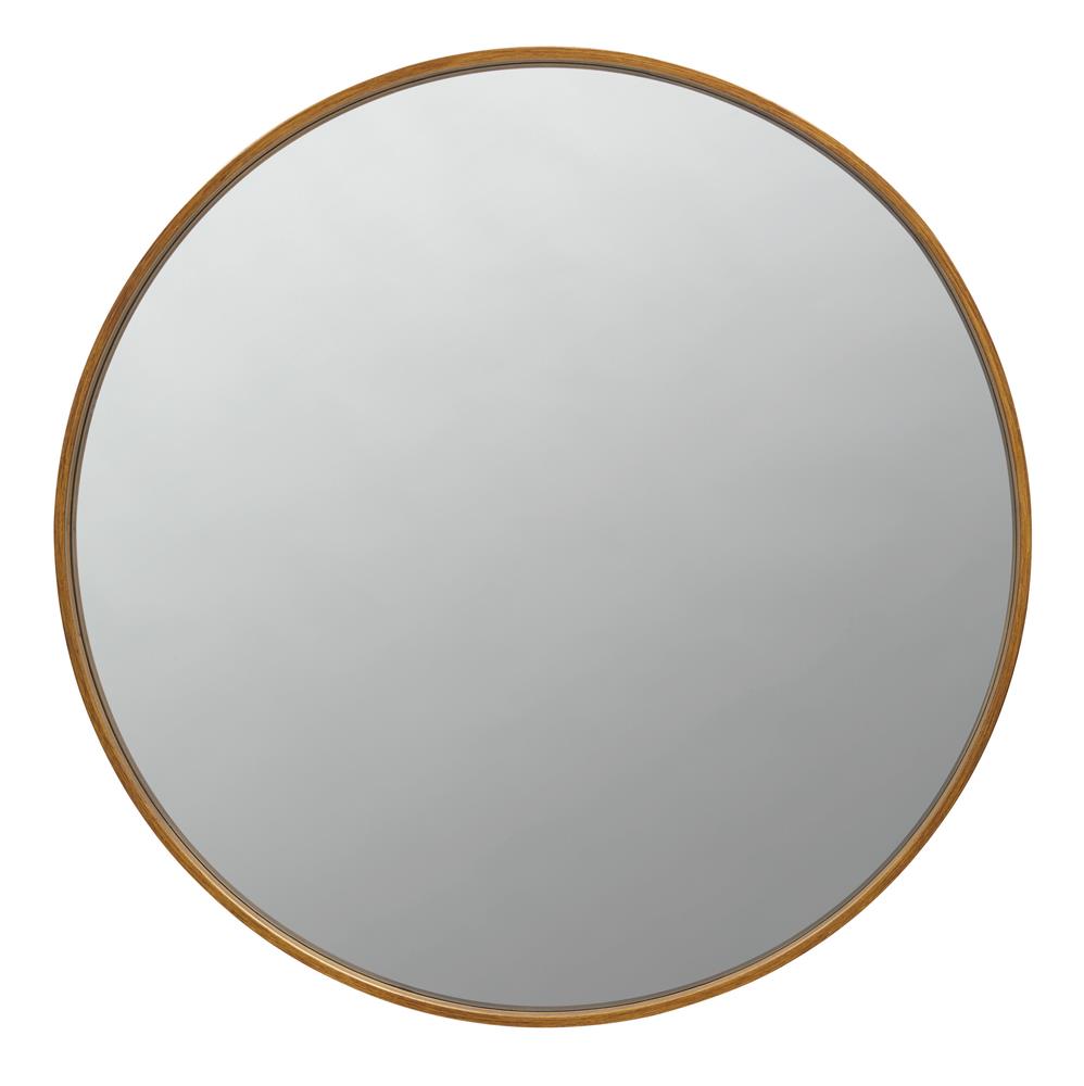 O'malley Round Mirror Brass Luna Furniture