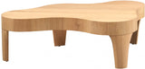 Oakley Coffee Table Natural from Meridian - Luna Furniture