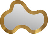 Oblique Mirror Gold from Meridian - Luna Furniture