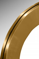 Oblique Mirror Gold from Meridian - Luna Furniture