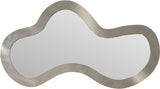 Oblique Mirror Silver from Meridian - Luna Furniture