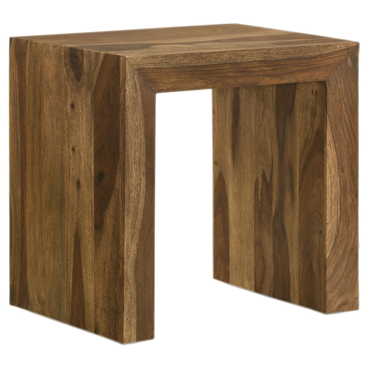 Odilia Rectangular Solid Wood End Table Auburn from Coaster - Luna Furniture