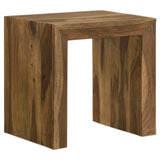 Odilia Rectangular Solid Wood End Table Auburn from Coaster - Luna Furniture