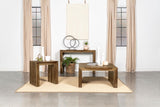 Odilia Square Solid Wood Coffee Table Auburn from Coaster - Luna Furniture