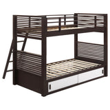 Oliver Twin over Twin Bunk Bed Java - 400736T - Luna Furniture