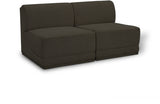 Ollie Boucle Fabric Sofa Brown from Meridian - Luna Furniture