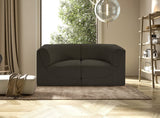 Ollie Boucle Fabric Sofa Brown from Meridian - Luna Furniture