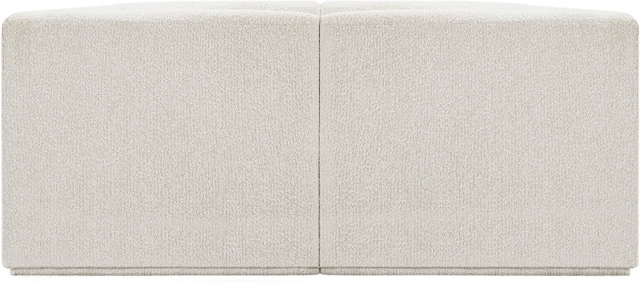 Ollie Boucle Fabric Sofa Cream from Meridian - Luna Furniture