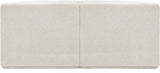 Ollie Boucle Fabric Sofa Cream from Meridian - Luna Furniture