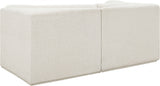 Ollie Boucle Fabric Sofa Cream from Meridian - Luna Furniture