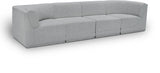 Ollie Boucle Fabric Sofa Grey from Meridian - Luna Furniture