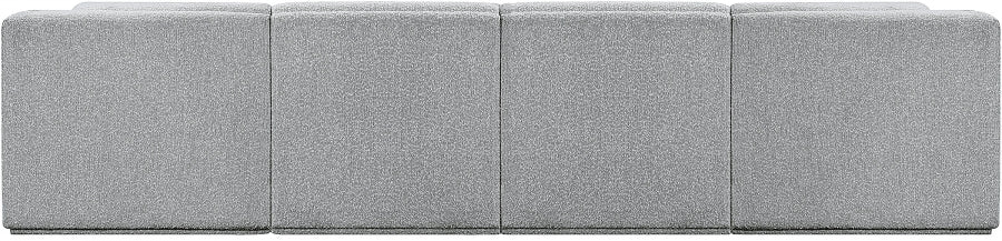 Ollie Boucle Fabric Sofa Grey from Meridian - Luna Furniture