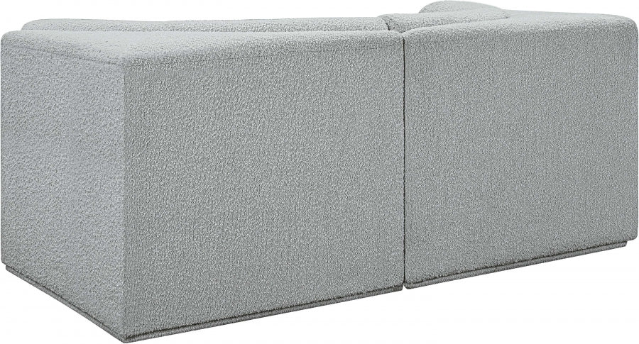 Ollie Boucle Fabric Sofa Grey from Meridian - Luna Furniture