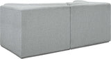 Ollie Boucle Fabric Sofa Grey from Meridian - Luna Furniture