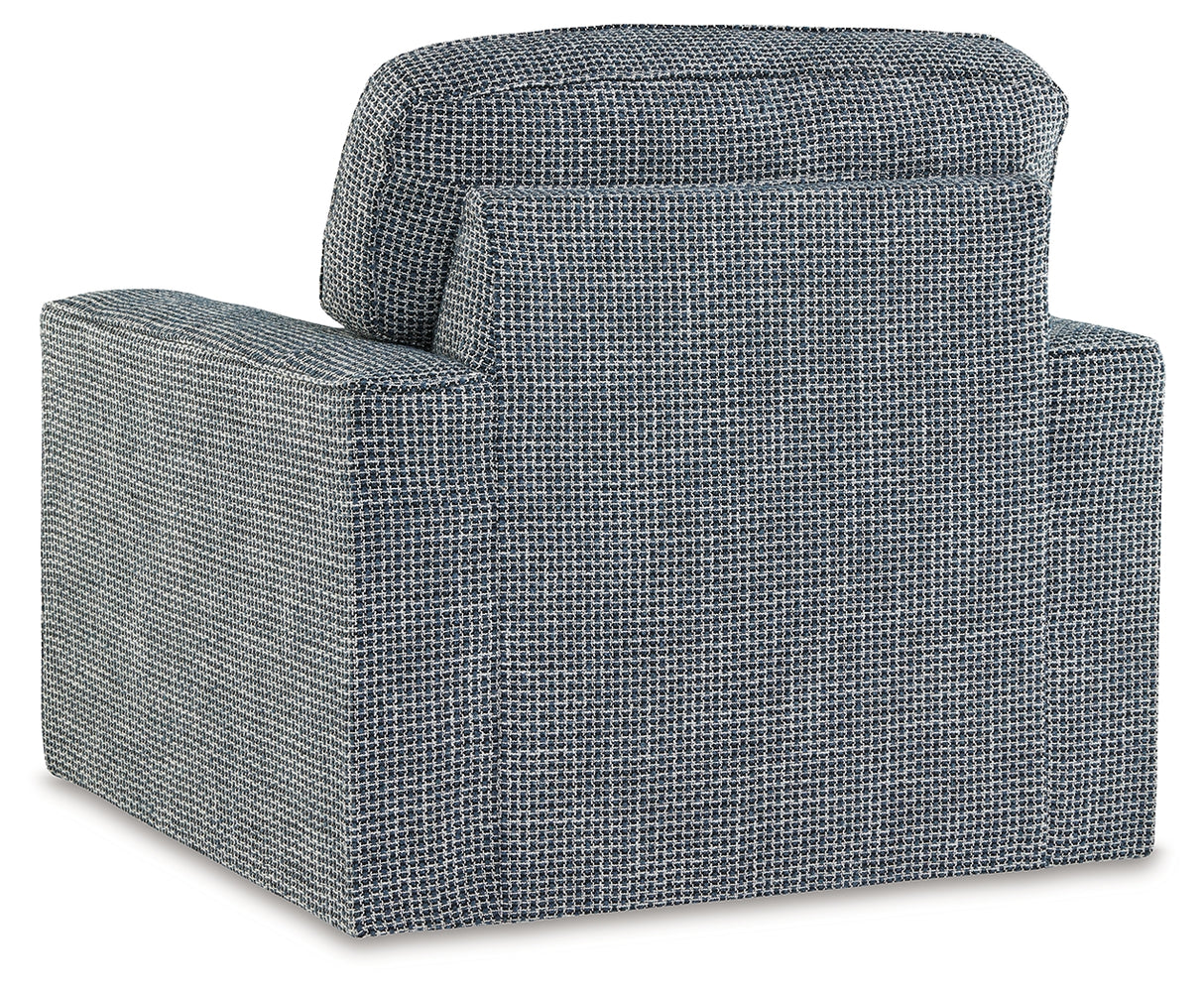 Olwenburg Denim Swivel Accent Chair - A3000652 - Luna Furniture