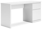 Onita White 60" Home Office Desk from Ashley - Luna Furniture