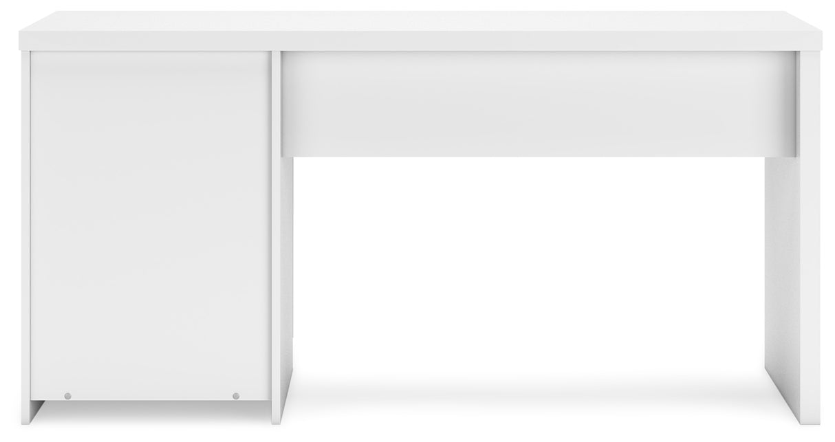 Onita White 60" Home Office Desk from Ashley - Luna Furniture