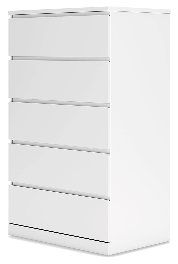 Onita White Chest of Drawers from Ashley - Luna Furniture