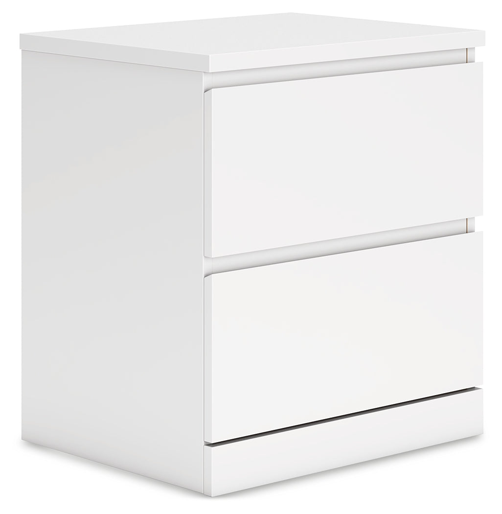 Onita White Nightstand from Ashley - Luna Furniture