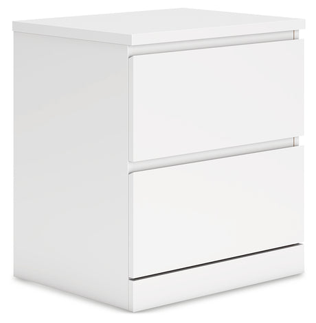 Onita White Nightstand from Ashley - Luna Furniture