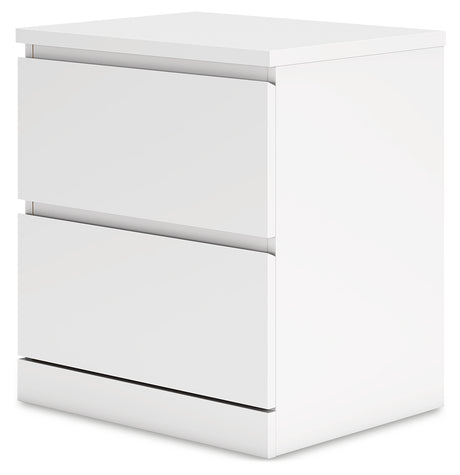 Onita White Nightstand from Ashley - Luna Furniture