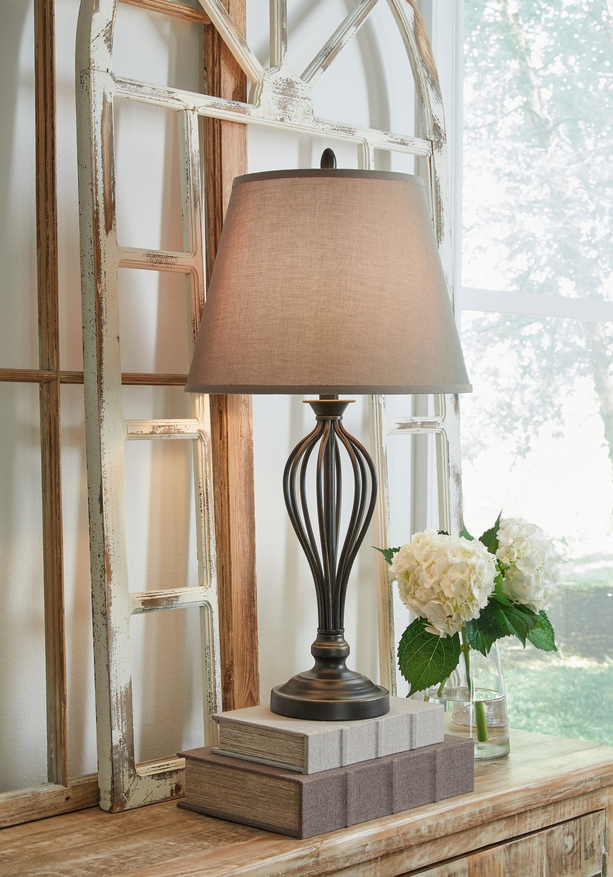 Ornawell Antique Bronze Finish Table Lamp from Ashley - Luna Furniture