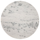 Ortega Round Marble Top Solid Base Dining Table White and Natural from Coaster - Luna Furniture