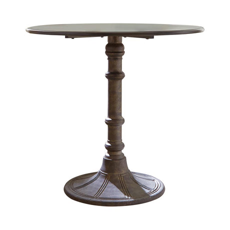 Oswego Bronze Round Bistro Dining Table from Coaster - Luna Furniture