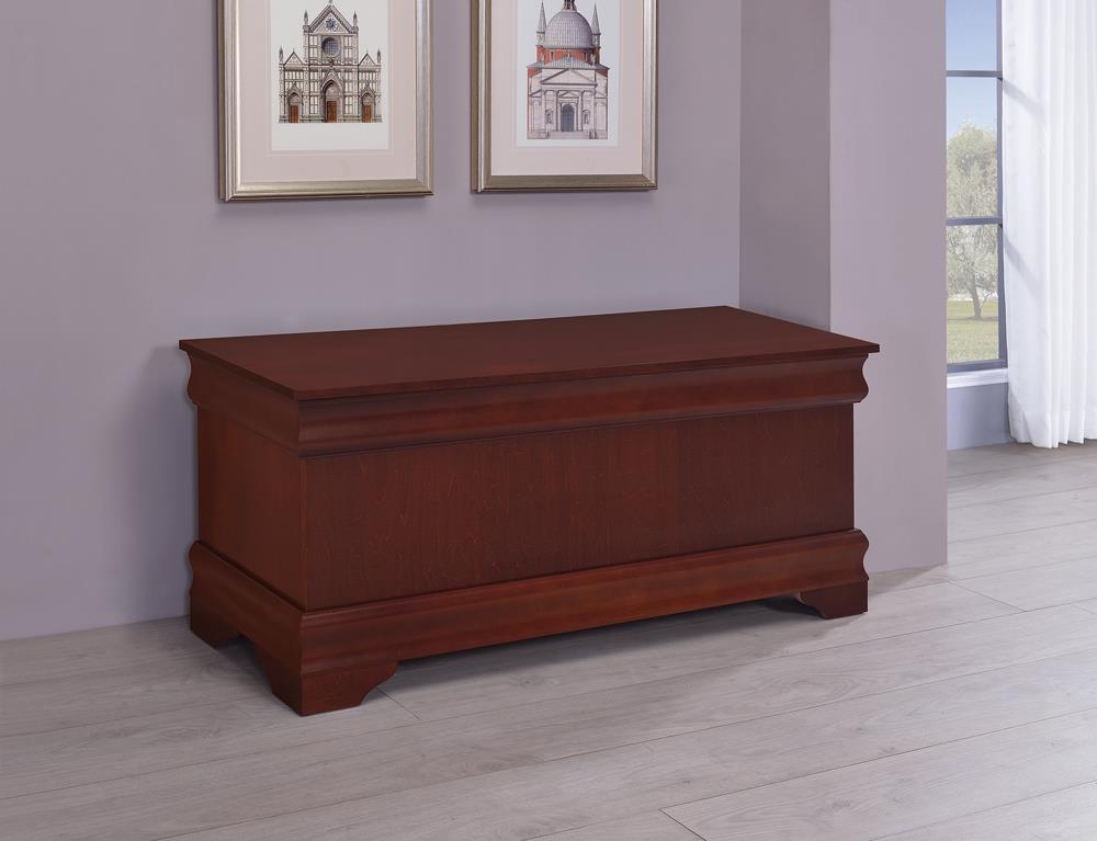 Pablo Warm Brown Rectangular Cedar Chest from Coaster - Luna Furniture